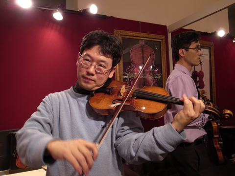 「ヴァイオリンがわかる！」運営者の石田朋也