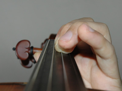 ヴァイオリン　指の押さえ方